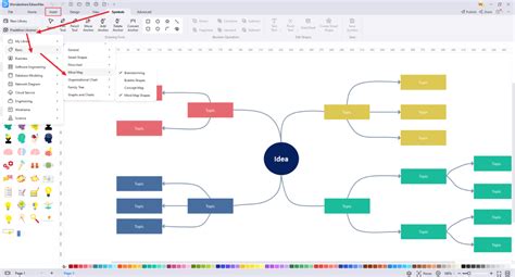 Visio Mind Map Template
