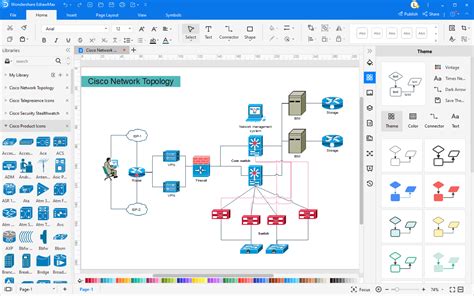 Visio Network Diagram Templates Free