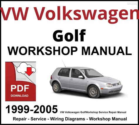 Volkswagen Golf 1999 2005 Full Service Repair Manual