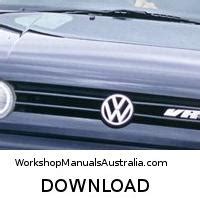 Volkswagen Golf Iii 96 Workshop Service Repair Manual