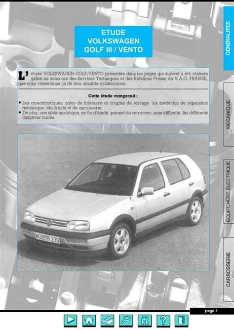 Volkswagen Golf Iii Repair Manual Zip 6264 Kb