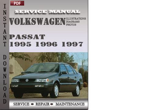 Volkswagen Passat Factory Repair Manual 1995 1997