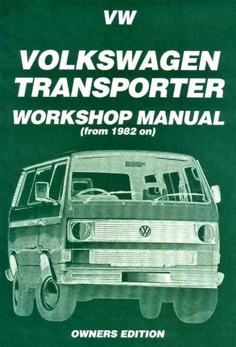 Volkswagen Vanagon 1989 Repair Service Manual