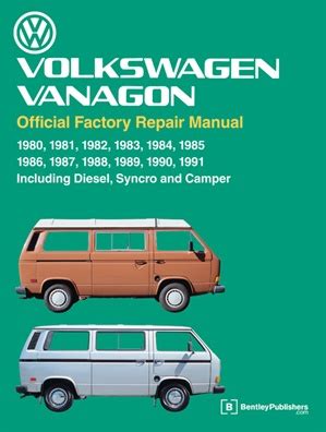 Volkswagen Vanagon 1990 Repair Service Manual