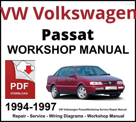 Volkswagen Vw Passat Full Service Repair Manual 1994 2005