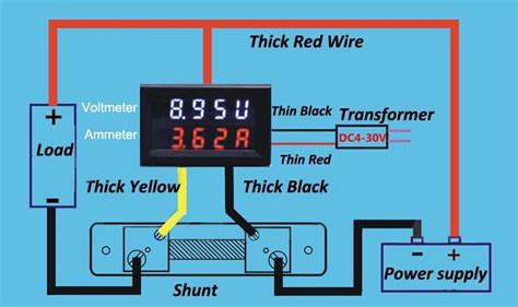 Volt Meter Wiring Diagram For Dc