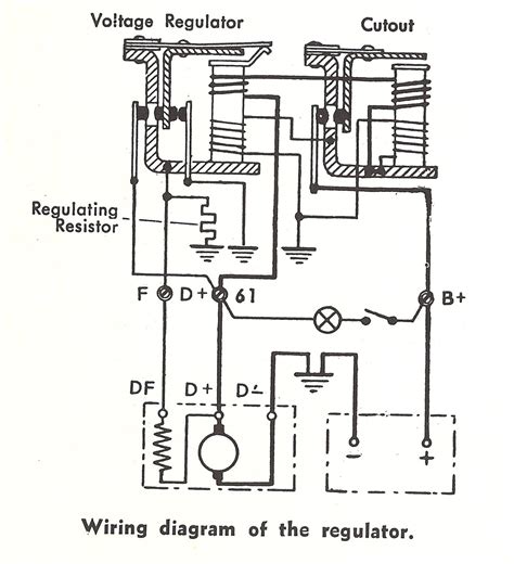 Voltage Ford Diagram Wiring Generator Regulatorto