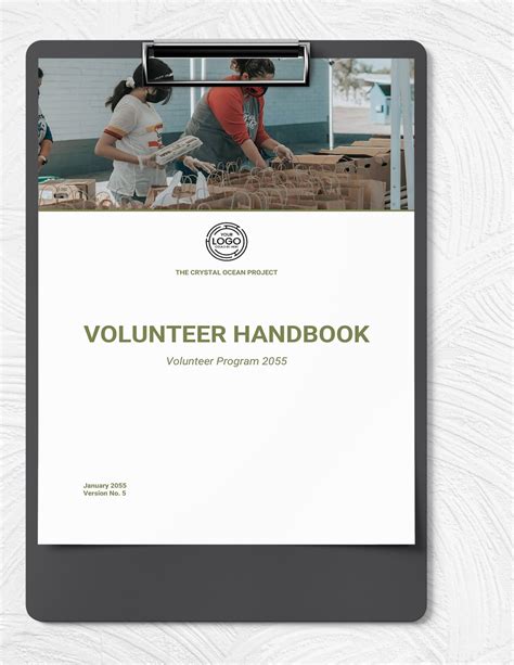 Volunteer Handbook Template