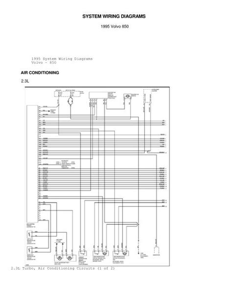 Volvo 850 Wiring Diagram Abs