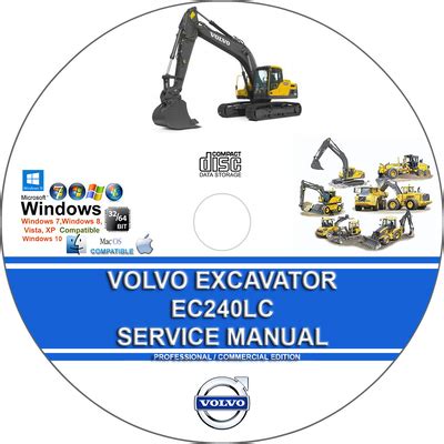 Volvo Ec240 Lc Ec240lc Excavator Service Repair Manual Instant Download