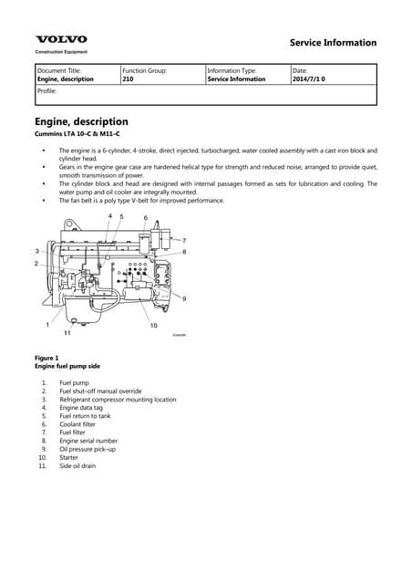 Volvo Ec360 Lc Ec360lc Excavator Service Repair Manual Instant Download