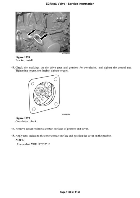 Volvo Ecr48c Compact Excavator Service Repair Manual