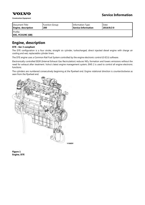 Volvo Fc3329c Excavator Service Repair Manual Instant Download