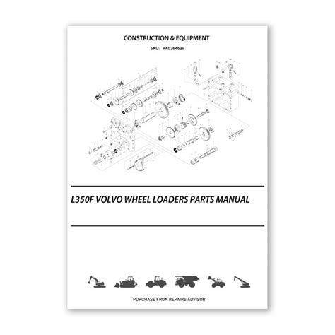 Volvo L350f Wheel Loader Service Parts Catalogue Manual Instant Download Sn 1001 And Up