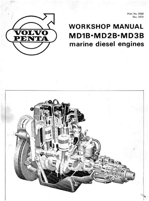 Volvo Penta Md1b 2b 3b Workshop Service Manual