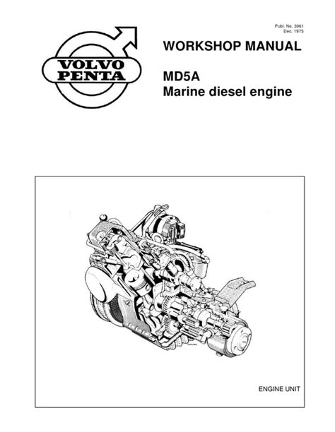 Volvo Penta Md5a Marine Diesel Engine Service Repair Workshop Manual Downolad