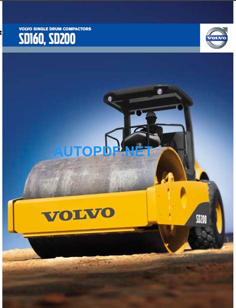 Volvo Sd160dx Soil Compactor Service Parts Catalogue Manual Instant Download Sn 197540 And Up