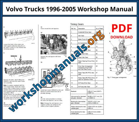 Volvo Trucks Vn Vhd Service Repair Manual 1996 2002 Download