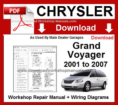 Voyager Grand Pdf Service Repair Workshop Manual 2003 2006