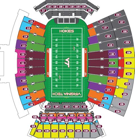 Vt Football Seating Chart