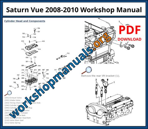 Vue 2008 To 2010 Factory Workshop Service Repair Manual