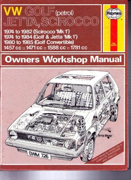 Vw Golf Mk1 Citi 1400c Workshop Manual