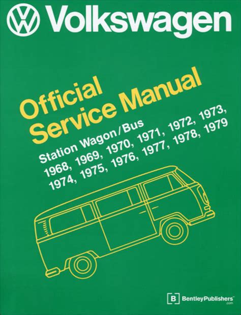 Vw Station Wagon Bus 1968 1979 Repair Service Manual Pdf