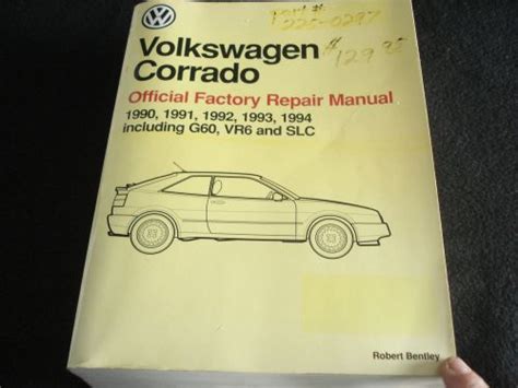 Vw Volkswagen Corrado 1990 1994 Service Repair Manual