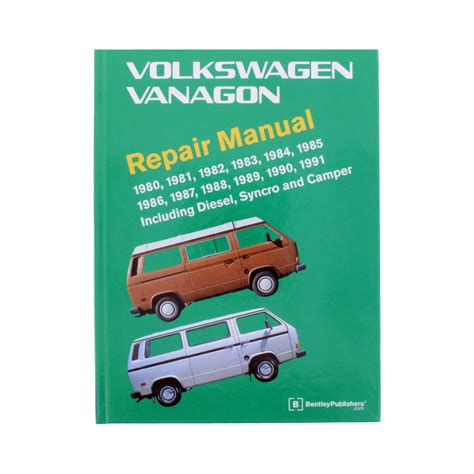 Vw Volkswagen Vanagon 1980 1991 Repair Service Manual Pdf