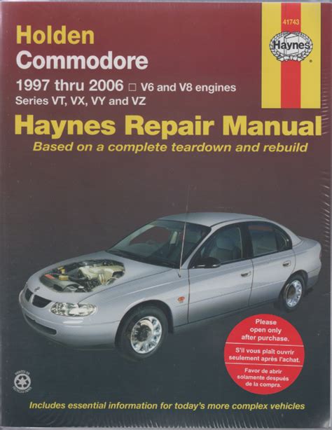 Vz Commodore Service Manual