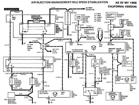 W126 Idle Control Wiring Diagram