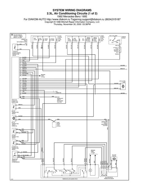 W201 Engine Wiring Diagram