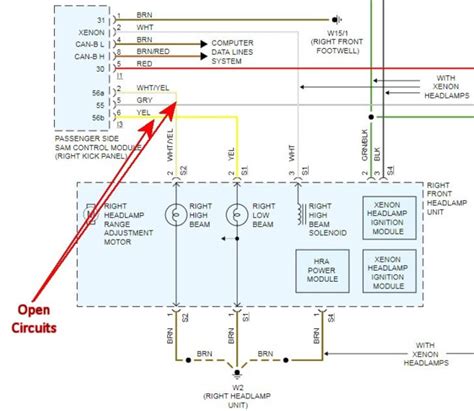 W211 Headlight Wiring Diagram