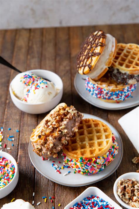 Waffle Ice Cream Sandwich: A Culinary Symphony