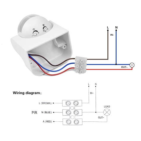 Wall Mount Motion Sensor Light Switch Wiring Diagram