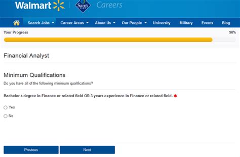 Walmart Career Preferences