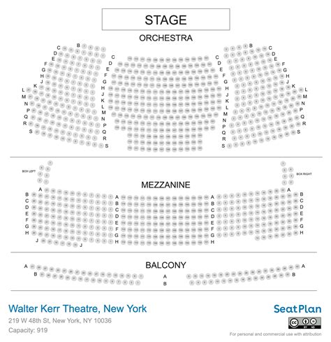Walter Kerr Theater Seating Chart