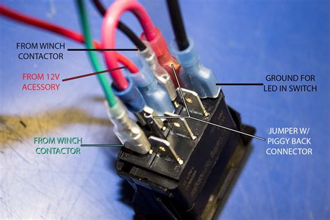 Warn Rocker Switch Wiring Diagram Free