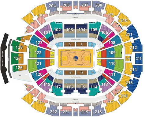 Warriors Chase Center Seating Chart