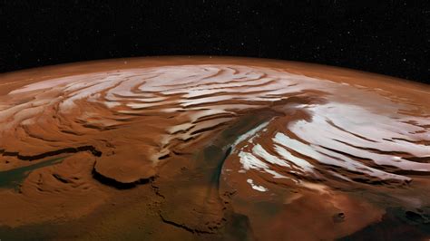 Water Ice on Mars: A Window into the Red Planets Past and Future