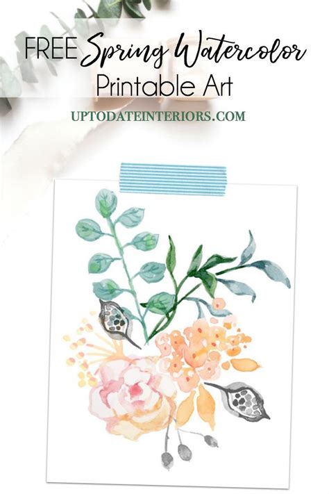 Watercolor Printable Art