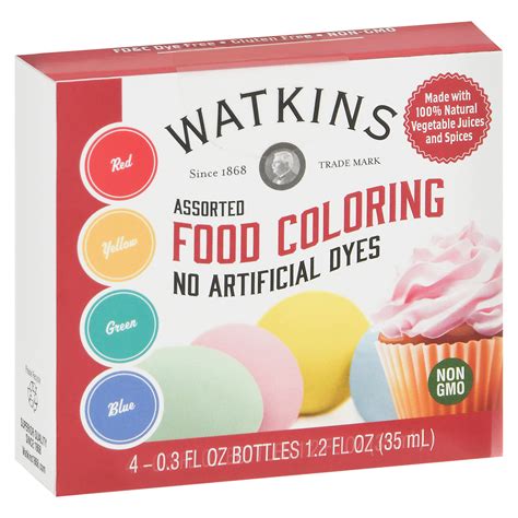 Watkins Food Coloring Review