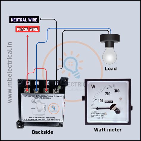 Watt Meter Wiring Diagram Of