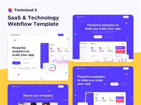 Webflow Saas Template