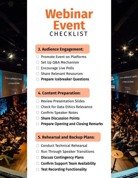 Webinar Checklist Template