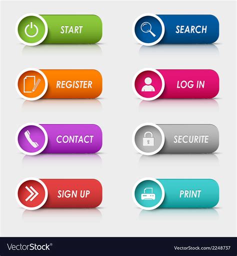 Website Button Templates