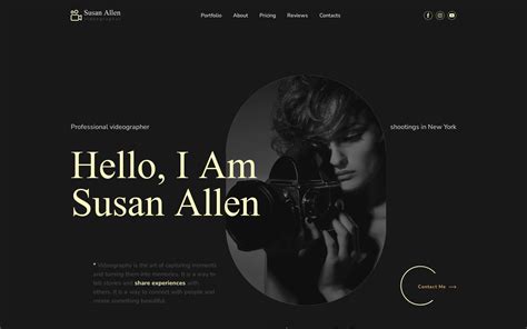 Website Template For Photographers