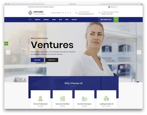 Website Templates For Consulting Services