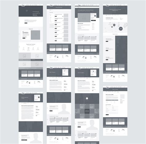 Website Wireframe Templates