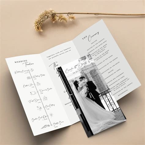 Wedding Pamphlet Template